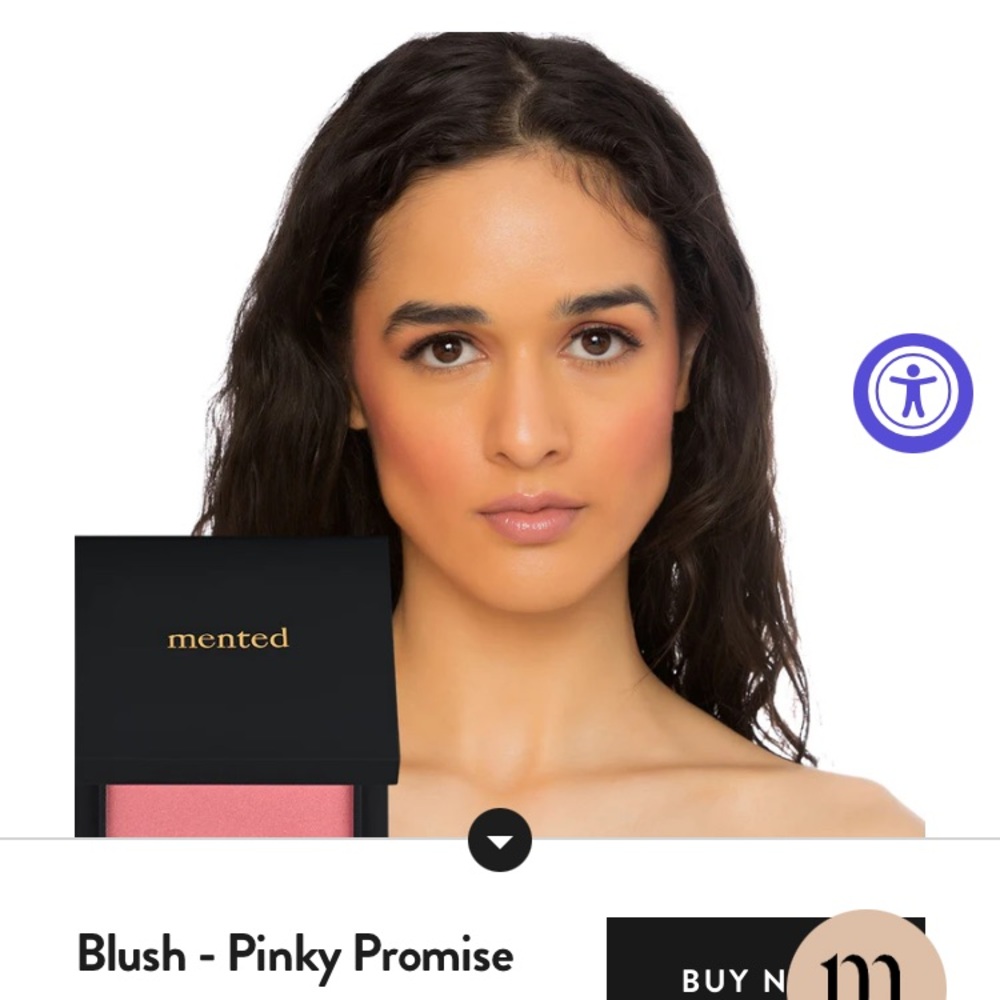 Mented Cosmetics Blush in Soft Pink